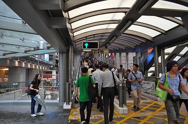 HongKong Island - Mid-levels Escalator