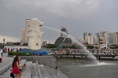 Singapore - Marina Bay/Merlion