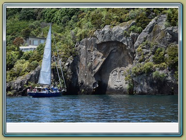 Maori Rock Carvings, Lake Taupo (NZL)