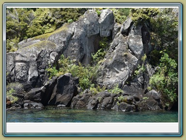 Maori Rock Carvings, Lake Taupo (NZL)