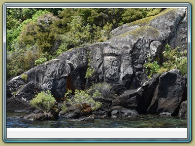 Maori Rock Carvings, Lake Taupo (NZL)